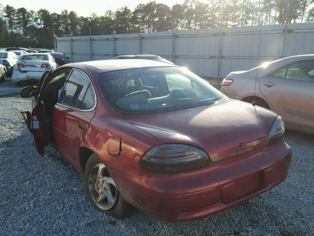 1G2WJ52M2VF314178 - 1997 PONTIAC GRAND PRIX BURGUNDY photo 3