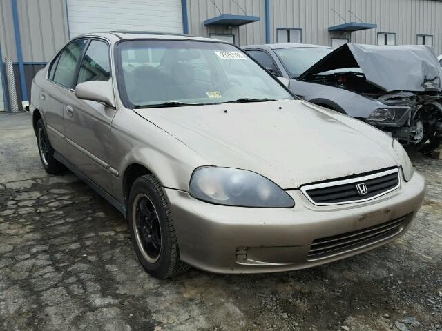 2HGEJ8548YH600187 - 2000 HONDA CIVIC EX TAN photo 1