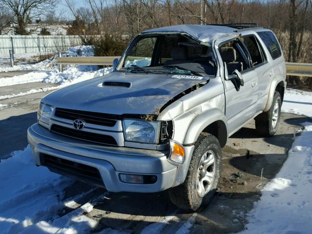 JT3HN86R310348793 - 2001 TOYOTA 4RUNNER SR SILVER photo 2