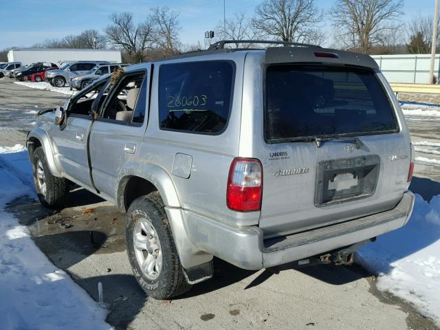 JT3HN86R310348793 - 2001 TOYOTA 4RUNNER SR SILVER photo 3