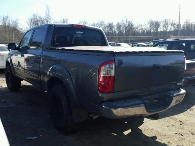 5TBDT441X6S524709 - 2006 TOYOTA TUNDRA DOU GRAY photo 3