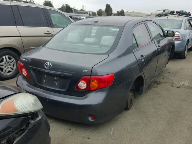 1NXBU4EE3AZ313915 - 2010 TOYOTA COROLLA BA BLACK photo 4