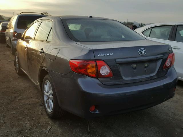 JTDBL40E69J050976 - 2009 TOYOTA COROLLA BA GRAY photo 3