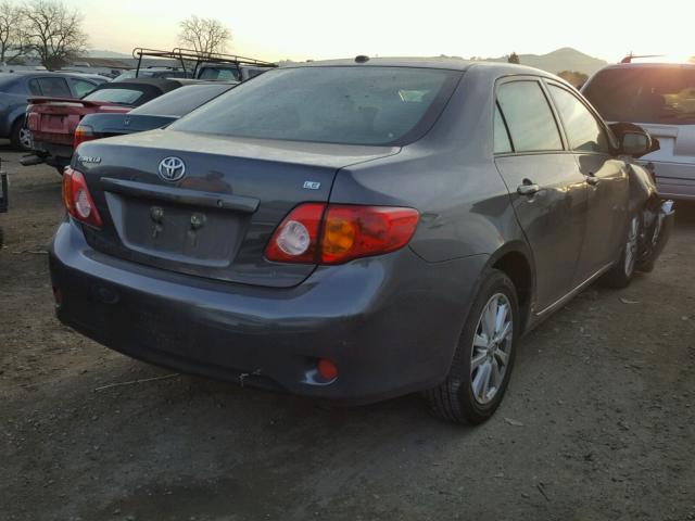 JTDBL40E69J050976 - 2009 TOYOTA COROLLA BA GRAY photo 4