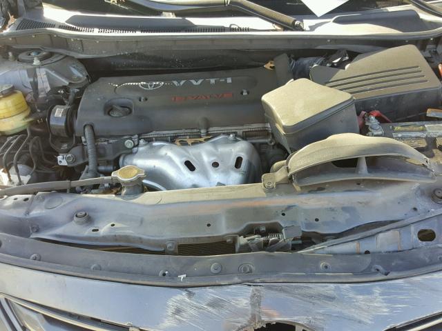 4T1BE46K57U111880 - 2007 TOYOTA CAMRY NEW CHARCOAL photo 7