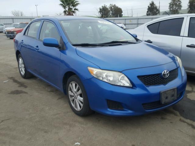 2T1BU4EE5AC364043 - 2010 TOYOTA COROLLA BA BLUE photo 1