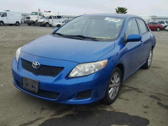 2T1BU4EE5AC364043 - 2010 TOYOTA COROLLA BA BLUE photo 2