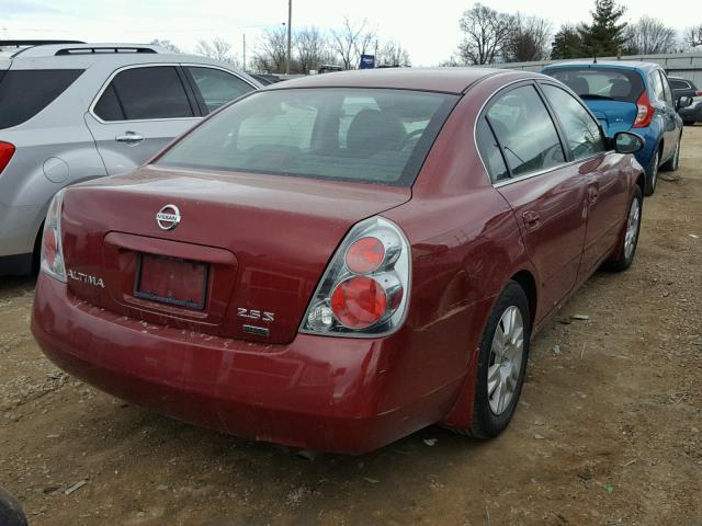 1N4AL11D86C262803 - 2006 NISSAN ALTIMA S RED photo 4