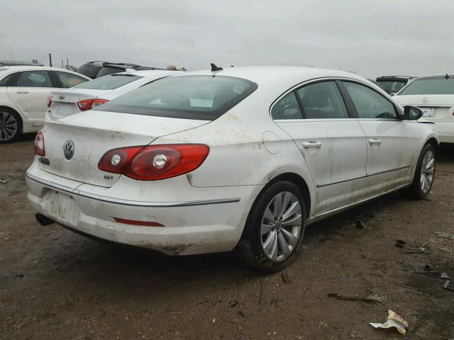 WVWNN7AN5CE542518 - 2012 VOLKSWAGEN CC SPORT WHITE photo 4