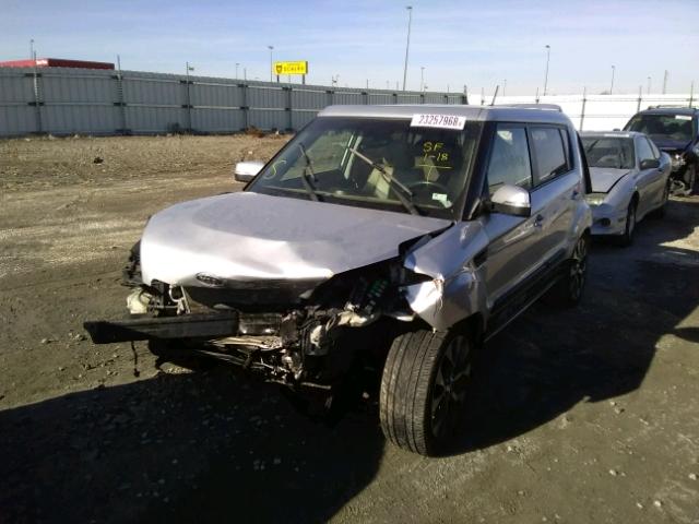 KNDJT2A61C7463917 - 2012 KIA SOUL + SILVER photo 2