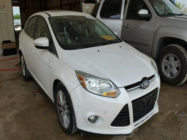 1FAHP3H29CL188158 - 2012 FORD FOCUS SEL WHITE photo 1