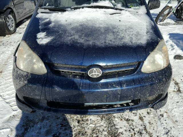 JTDBT123X35041420 - 2003 TOYOTA ECHO BLUE photo 7