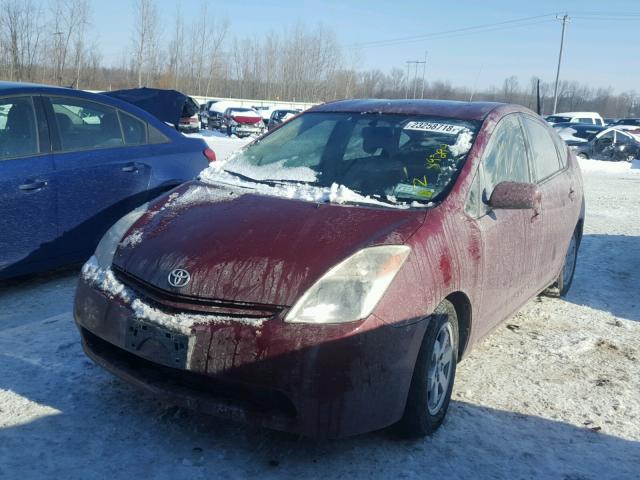 JTDKB22UX40047475 - 2004 TOYOTA PRIUS RED photo 2