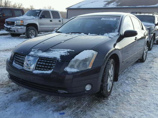 1N4BA41E14C858742 - 2004 NISSAN MAXIMA SE BLACK photo 2