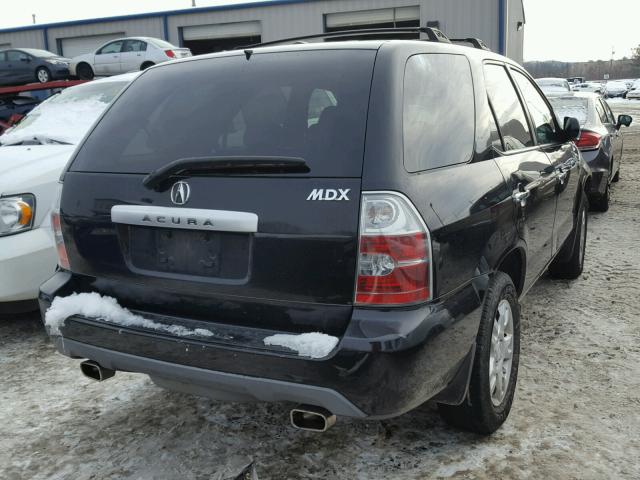 2HNYD186X6H500476 - 2006 ACURA MDX TOURIN BLACK photo 4