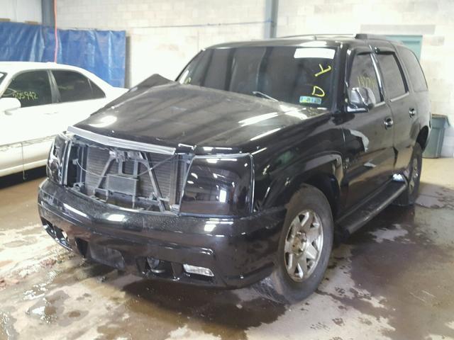 1GYEK63N82R143989 - 2002 CADILLAC ESCALADE L BLACK photo 2