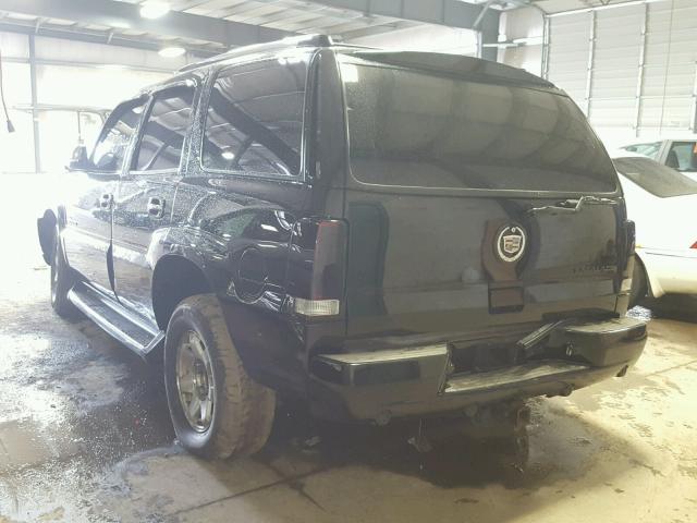 1GYEK63N82R143989 - 2002 CADILLAC ESCALADE L BLACK photo 3