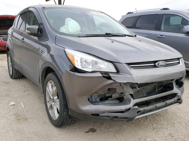 1FMCU0HX3DUB99431 - 2013 FORD ESCAPE SEL GRAY photo 1