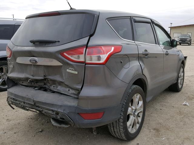 1FMCU0HX3DUB99431 - 2013 FORD ESCAPE SEL GRAY photo 4