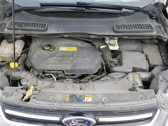 1FMCU0HX3DUB99431 - 2013 FORD ESCAPE SEL GRAY photo 7