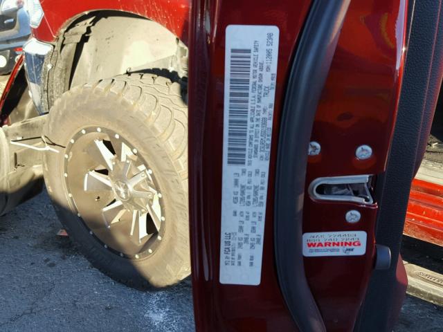 3C6UR5MJ5GG193668 - 2016 RAM 2500 SLT 栗色 照片 10