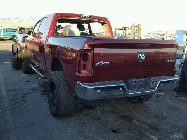 3C6UR5MJ5GG193668 - 2016 RAM 2500 SLT MAROON photo 3