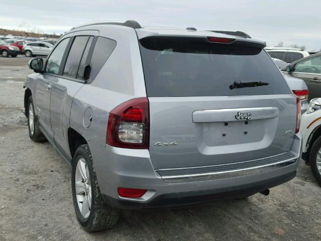 1C4NJDAB0HD197699 - 2017 JEEP COMPASS SP SILVER photo 3