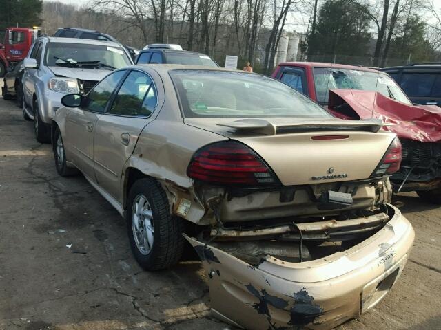 1G2NF52F13C130041 - 2003 PONTIAC GRAND AM S GOLD photo 3