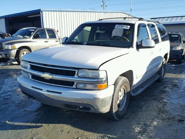 3GNFK16T81G170946 - 2001 CHEVROLET SUBURBAN K WHITE photo 2