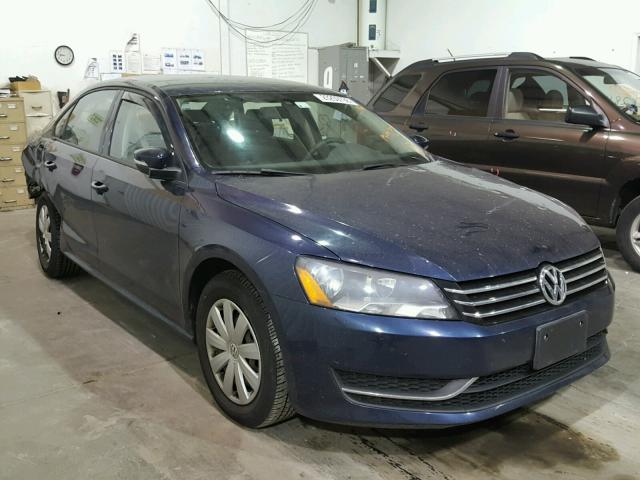 1VWAP7A37DC008602 - 2013 VOLKSWAGEN PASSAT S BLUE photo 1
