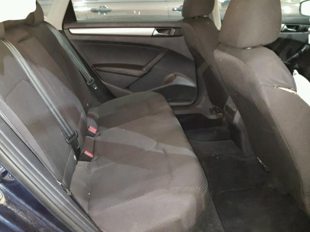 1VWAP7A37DC008602 - 2013 VOLKSWAGEN PASSAT S BLUE photo 6