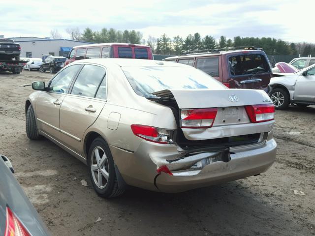 1HGCM56874A070513 - 2004 HONDA ACCORD EX GOLD photo 3