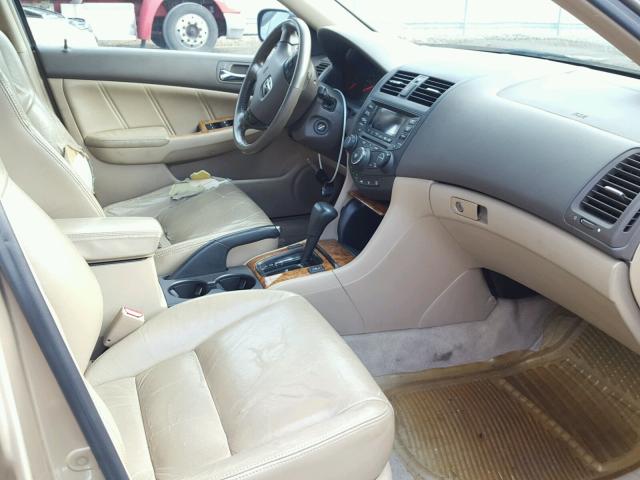 1HGCM56874A070513 - 2004 HONDA ACCORD EX GOLD photo 5