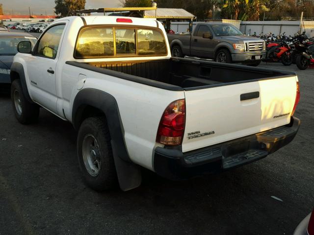 5TENX62N18Z478405 - 2008 TOYOTA TACOMA PRE WHITE photo 3