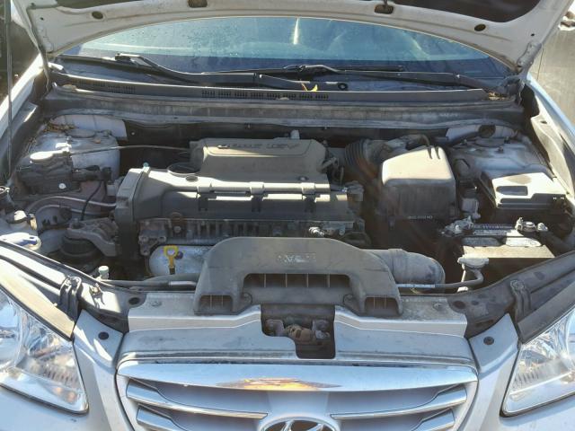 KMHDU4AD7AU022792 - 2010 HYUNDAI ELANTRA BL SILVER photo 7