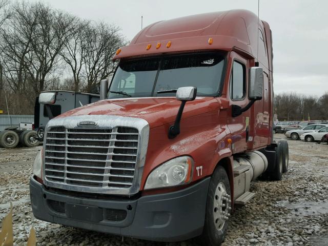 1FUJGLDV2CSBE6214 - 2012 FREIGHTLINER CASCADIA 1 ORANGE photo 2