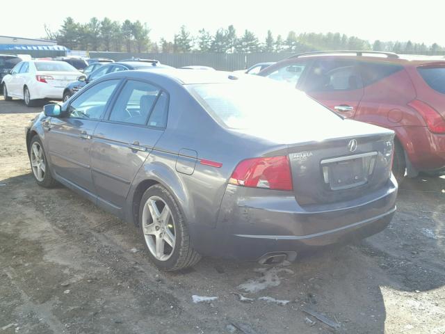 19UUA66264A053331 - 2004 ACURA TL GRAY photo 3