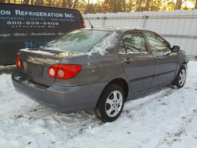 2T1BR32E26C633509 - 2006 TOYOTA COROLLA CE GRAY photo 4