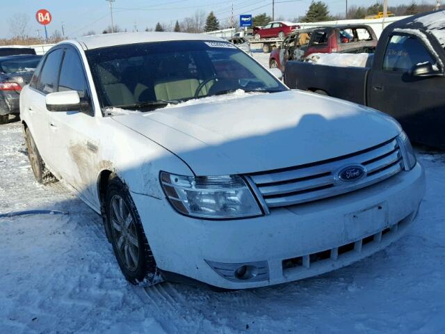 1FAHP24W38G152713 - 2008 FORD TAURUS SEL WHITE photo 1