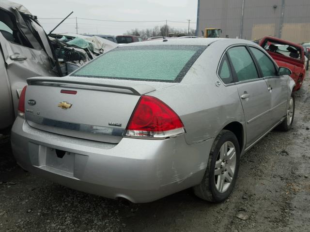 2G1WC583X81213074 - 2008 CHEVROLET IMPALA LT SILVER photo 4