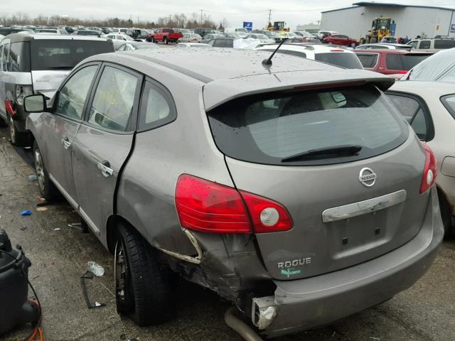 JN8AS5MT7CW278657 - 2012 NISSAN ROGUE S GRAY photo 3