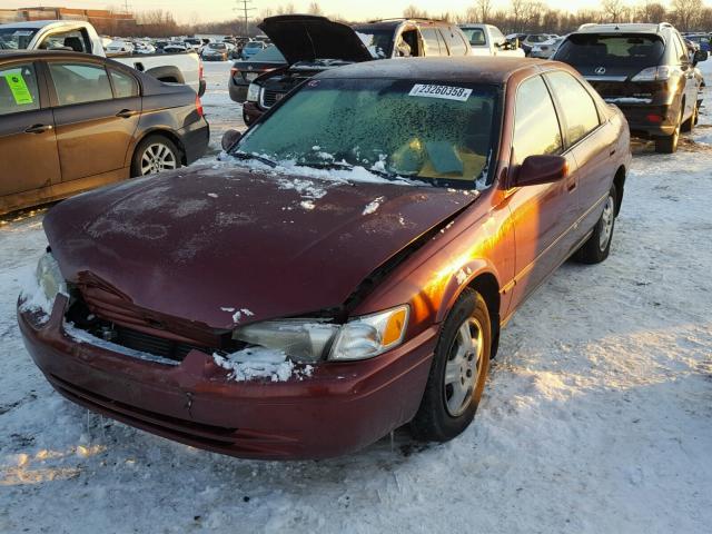 4T1BG22K7XU475996 - 1999 TOYOTA CAMRY CE RED photo 2