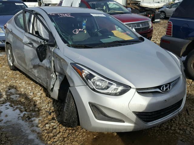 KMHDH4AE3EU220692 - 2014 HYUNDAI ELANTRA SE SILVER photo 1