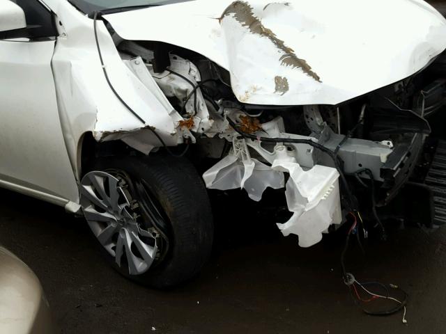 3N1AB7AP3EY274215 - 2014 NISSAN SENTRA S WHITE photo 9