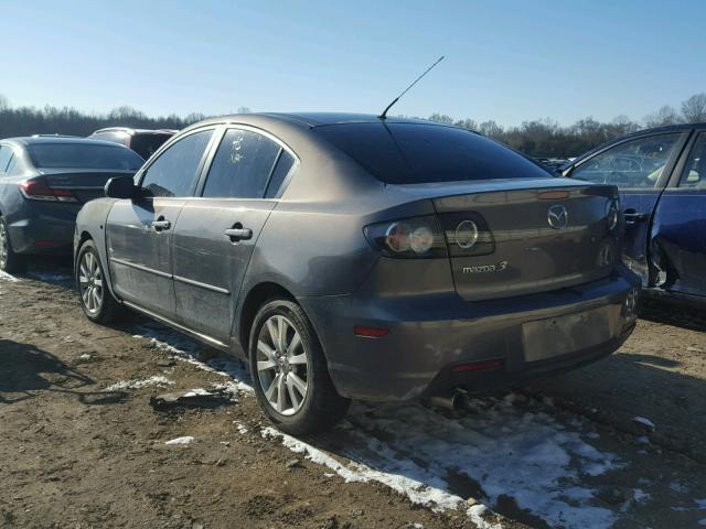 JM1BK32G271663881 - 2007 MAZDA 3 I GRAY photo 3