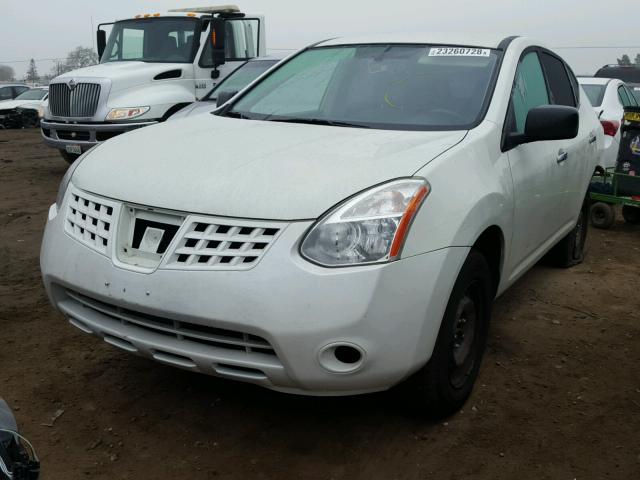 JN8AS5MT7AW506752 - 2010 NISSAN ROGUE S WHITE photo 2