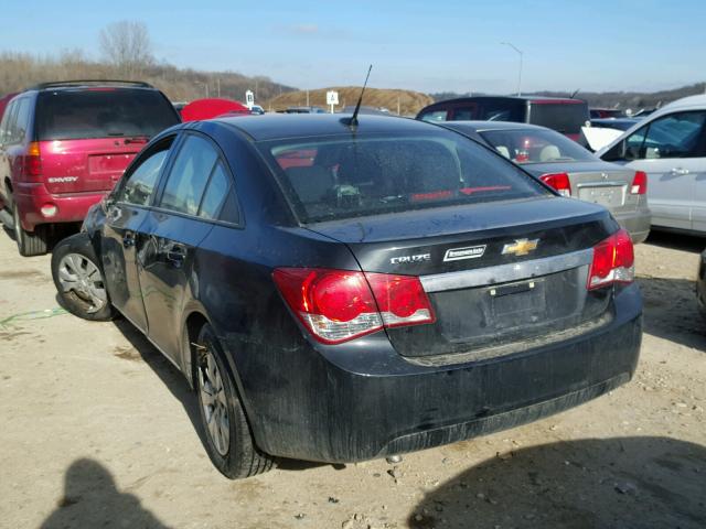 1G1PA5SG6D7167651 - 2013 CHEVROLET CRUZE LS BLACK photo 3