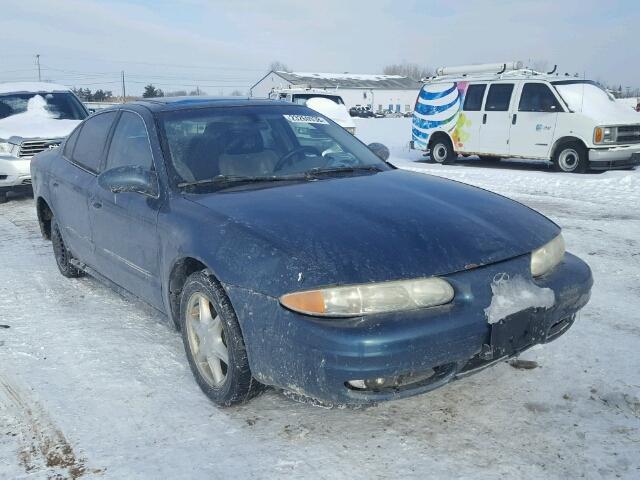 1G3NL52E62C207514 - 2002 OLDSMOBILE ALERO GL BLUE photo 1