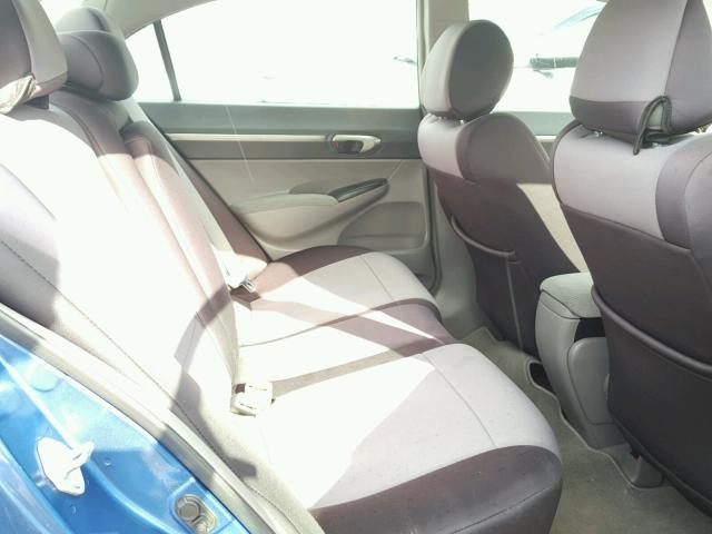 2HGFA1F8XBH539431 - 2011 HONDA CIVIC EX ლურჯი ფოტო 6