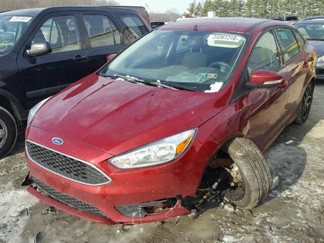 1FADP3F27GL206938 - 2016 FORD FOCUS SE RED photo 9